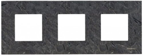 Рамка универсальная ABB Niessen Zenit 3-м. 6 мод. N2273 PZ камень натуральный сланец картинка